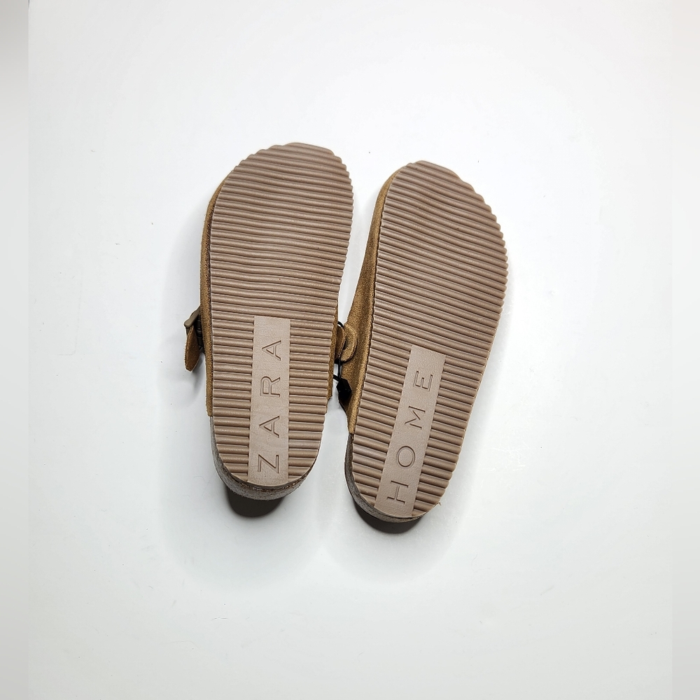 [SOLD]NWT Zara Size Women US 8 / EU 39 / Men 6 Suede Clogs 2110/100 - Picture 6 of 7